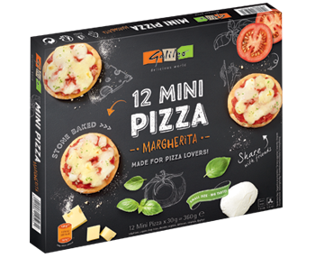 Margherita minipizza 12 kpl