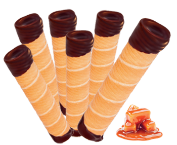 Caramel Jätskirulla 6 kpl